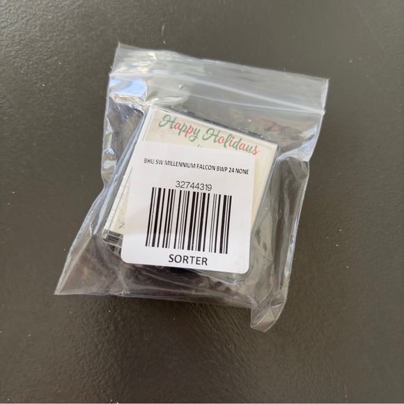 Her Universe Happy Holidays Collectible Pin Millennium Falcon Signed Ahsoka Xmas - Picture 9 of 9